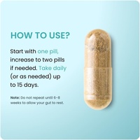Capsules Détox 15 Jours Soutien Intestinal et du Côlon Feuilles de Séné Triphala Psyllium Huile de Lin Racine de Réglisse Aloe Vera Adultes