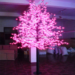 Red Led <strong>Lighted</strong> Cherry Blossom Tree <strong>Branches</strong> Led Tree Light Pine Leaf - Product Image 4