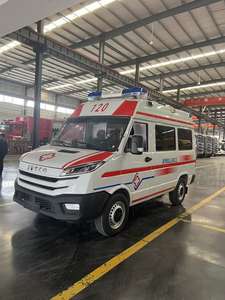 IVEC0 Penjualan Panas Mobil Ambulans Medis Manual Bensin dengan Pemantauan Atas MERAH+Putih EURO 5 untuk Transportasi Pasien Rumah Sakit - Product Image 5