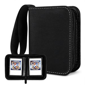 Classeur de cartes à collectionner personnalisé avec impression, 1 pochette, mini classeur noir avec pochettes amovibles pour 80 cartes - Product Image 1