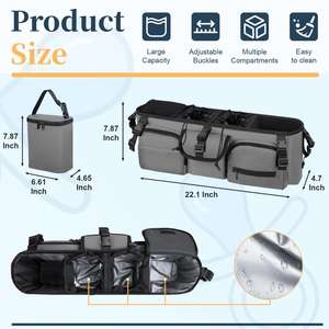 Accesorios para Cochecito de Bebé de Alta Compatibilidad, Bolsa de Almacenamiento, Organizador Doble para Cochecito con Bolsa Refrigerante - Product Image 3