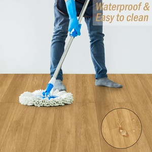 Self-Adhesive Waterproof <strong>PVC</strong> <strong>Vinyl</strong> <strong>Flooring</strong> Roll Peel Stick Wood Tiles for Kitchen RV Other Spaces with Plain Surface Texture - Product Image 5