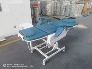 MT tıbbi rahat ayarlanabilir manuel kan toplama sandalye çekmece ile ucuz basit kan donör sandalye - Product Image 3