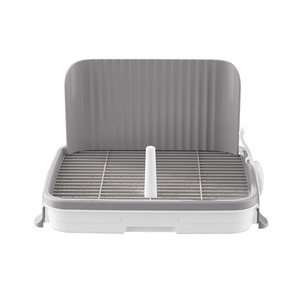 Moderna Caja <span class=keywords><strong>de</strong></span> Arena para Mascotas, Antibacteriana, Ecológica, <span class=keywords><strong>de</strong></span> Plástico, con Cajón para Perros Pequeños, Evita que las <span class=keywords><strong>Heces</strong></span> se Esparzan - Product Image 2