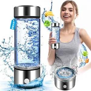 Rechargeable Portable Glass Hydrogen Water Generator Alkaline Maker Water Ionizer Hydrogen Water Bottle