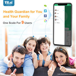 टैफ्ट डिस्प्ले स्मार्ट स्केल शरीर वसा वजन विश्लेषण स्मार्ट स्केल व्यक्तिगत डिजिटल बाथरूम शरीर bmi दिल दर शरीर वसा स्केल - Product Image 5