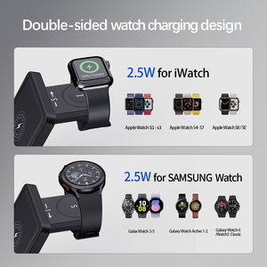 2024 nouveaux produits 3 en 1 <span class=keywords><strong>chargeur</strong></span> sans fil Double face montre conception de charge pour <span class=keywords><strong>iwatch</strong></span> pour montre samsung - Product Image 5