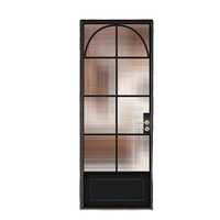 Fenêtre coulissante verticale en alliage d'aluminium pour maisons, portes de lucarne noires, toit à double vitrage, triple vitrage isolant pour la maison