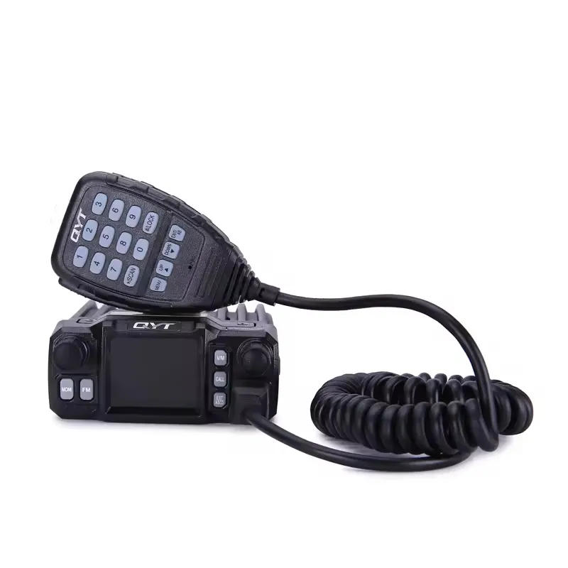 Quad band mobile radio QYT KT-7900D VHF UHF mini color screen for taxi Transceiver Car Truck Ham Radio