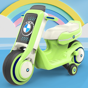 Новый Большой Детский Электрический мотоцикл пластиковый игрушечный автомобиль для мужчин и женщин От <span class=keywords><strong>2</strong></span> до 4 лет зарядка двухколесный мотоцикл в течение многих лет - Product Image 3