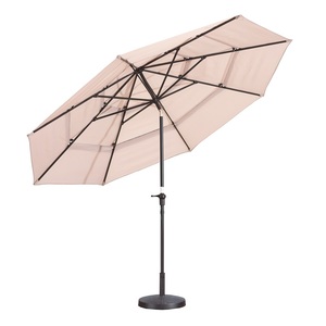 Sombrilla de Lujo de Tres Pisos con Diseño de Pagoda <span class=keywords><strong>Rosa</strong></span> para Niñas, Diseño Moderno para Uso en Exteriores, Parques y Playas, la Más Vendida para Hoteles y Restaurantes - Product Image 2
