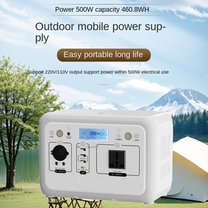 สถานีพลังงานสำรองแบบพกพา LiFePO4 500W สำหรับใช้ในบ้าน ลิเธียมไอรอนฟอสเฟต คลื่นไซน์บริสุทธิ์ สำหรับการตั้งแคมป์ พร้อมระบบ MPPT - Product Image 4