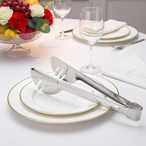 Wholesale Multi-functional Kitchen Buffet <strong>Tongs</strong> for Salad <strong>Fruit</strong> Vegetable Food Meat <strong>Tong</strong> - Product Image 1
