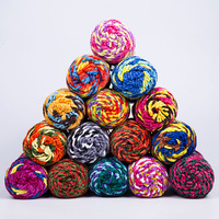 Fil de polyester pour crochet, fil de chenille, fil à tricoter, fil à crocheter pour écharpes et chaussons faits main DIY