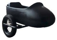 Vélo électrique à pneus larges avec remorque latérale pour chien, cabine indépendante entièrement fermée, détachable, BAOBO