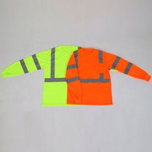 T-shirt réfléchissant respirant à manches longues de classe 2 pour chevaux, haute visibilité, pour la sécurité routière nocturne, fourni directement par l'usine - Product Image 1