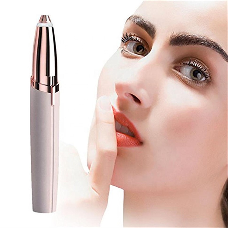 FYD Painless Electric Eye Brow Hair Remover Razor Eyebrow Shaver Usb Rechargeable Facial Epilator Pen Kit Eyebrow Trimmer