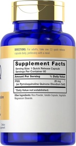 Amazon của bán chạy nhất pqq Viên nang bổ sung, pqq bột chiết xuất viên nang, bổ sung sức khỏe thể chất - Product Image 6