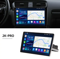 Moniteur Meihua 1din Android 10 pouces 2K avec carte SIM Apple Carplay Autoradio GPS DSP Fonction Aide à l'inversion Garantie 1 an