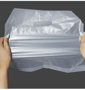 Transparent Custom Logo Plastic <b>Packaging</b> <b>Bag</b> Biodegradable Vest <b>Bags</b> Beverage Drinking Compostable T-shirt <b>Bag</b> - Product Image 4