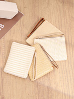 Dompet Jerami Musim Panas Tas Koin Dompet Mini Modis Tas Fashion Hadiah untuk Wanita