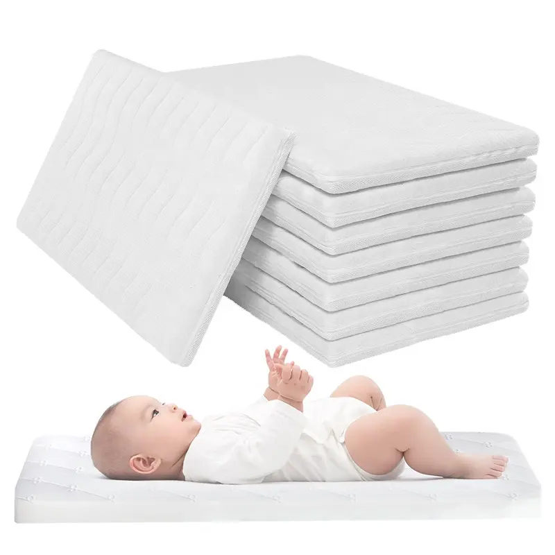 مرتبة الطفل مع تنفس ويمكن إزالة الغطاء المطاط الطبيعي الفوم فراش سرير فرشاة توبر