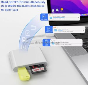 <b>SD</b> <b>Card</b> Reader with USB <b>Camera</b> Adapter Plug and Play Trail Game <b>Camera</b> <b>SD</b> <b>Card</b> Viewer Supports <b>SD</b> and TF <b>Card</b> Adapter for iPad - Product Image 3