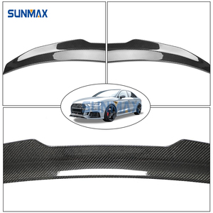 Sunmax สปอยเลอร์ปีกหลังรถสปอยเลอร์คาร์บอนไฟเบอร์แห้งสำหรับรถ Audi <span class=keywords><strong>A3</strong></span> <span class=keywords><strong>S</strong></span> <span class=keywords><strong>line</strong></span> S3 RS3ซีดาน2013-2020อุปกรณ์เสริมภายนอกรถยนต์ - Product Image 2