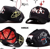 Topi Gorras Beard Hats Caps 5 Panel Adjustable Model Baru dari Meksiko, Tersedia, Sombreros Dandi Hats El Mago Snapback Cap