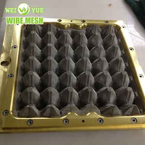 0,19 mm Durchmesser 202 Edelstahl-Formdrahtgewebe für Eierbecherformen auf Papierfaser-Eierbecheranlagen - Product Image 2