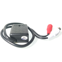 Microphone de capteur noir, moniteur MDVR pour véhicule, bus, voiture, DVR mobile, audio RCA DC, son haute fidélité