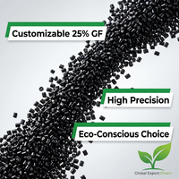 Gránulos de Poliamida 66 PA66 GF25 Resistentes a Impactos, Pellets de Nylon Reforzado para Carcasas de Herramientas Eléctricas Profesionales y Equipos Portátiles