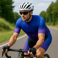 Seragam Balap Sepeda Anti-Slip Grosir Pro Team, Jersey Unisex Penyerap Keringat, Jersey Sepeda Lengan Panjang Custom, Jersey Sepeda Pria Custom