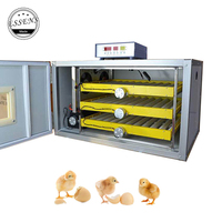 Incubateur automatique à retournement des œufs de haute qualité en gros, capacité de 360 œufs, éclosion de 180 œufs de poulet en Danemark
