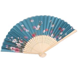 Éventail pliant en soie pour promotion de mariage, éventail à main en bambou - Product Image 6
