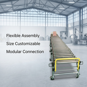 Convoyeur à rouleaux pour le déchargement des palettes en entrepôt, système de stockage à flux libre par gravité, fabricant - Product Image 3