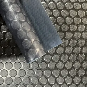 Reliëf Niet Geweven Rugleuning Pvc Auto Mat Voor Auto Gebruik Diamant Plaat Munt Vloer Vinyl Roll Workshop