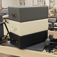 Pilates Reformer Studio Machine Pilates Accessoires Réformateur Boîte Carrée En Bois Pilates Reformer Box Support Personnalisation