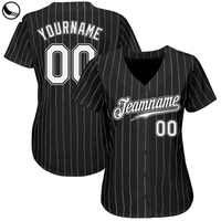 Maillot de baseball rétro unisexe au design original, en maille polyester respirante, col en V, sweat-shirt avec logo et numéro brodés