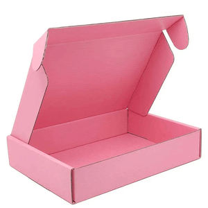 Emballage cadeau personnalisé FPG Boîtes postales d'emballage en <span class=keywords><strong>carton</strong></span> ondulé Boîtes d'expédition roses - Product Image 4