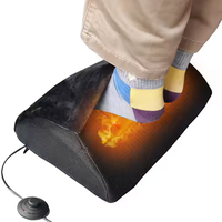 TWINCO ergonomico Multi-funzionale poggiapiedi regolabile altezza cuscino invernale piedini più caldo schiuma pad poggiapiedi riscaldato per sotto la scrivania