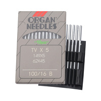 Aiguilles pour machine à coudre Organ Needles TV * 5, aiguilles doubles pour machine à coudre à chaîne plate, aiguilles pour machine à coudre TVX5, pièces détachées pour machine à coudre, outils