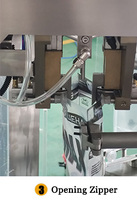 Capsules pour lave-vaisselle machine à emballer les tablettes pour lave-vaisselle avec pochette préfabriquée et sac à fermeture éclair
