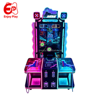 Muntbediende laser-schietspel arcade, hete aanbieding, 1-2 spelers, 65 inch gesimuleerde pistool, multi-scene ticketsimulator voor FEC-mall, OEM