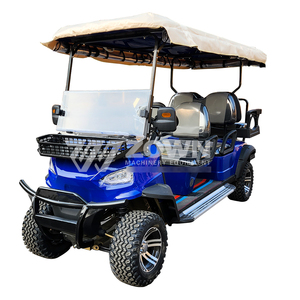 Carrito de Golf Eléctrico de 4 Plazas con Aprobación CE, Color Personalizado, Silencioso, de Baja Velocidad, para Villas y Comunidades - Product Image 2