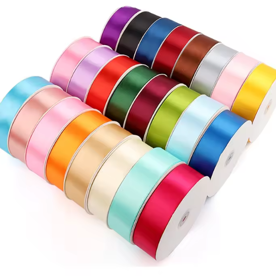 Boca Sells Ribbons in Different Colors for Wholesale for Decorating Parties or Weddings, Making Bracelets or DIY Handbags Image 2