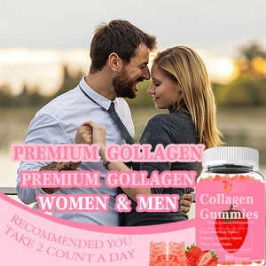 Gomitas de Colágeno OEM ODM con Biotina y Ácido Pantoténico, Promueven la Salud Cerebral, Sabor Fresa, Suplementos Herbales Naturales - Product Image 3