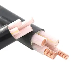 Yjv 0.6/1kv 3x185 + 1x95 mm2 Xlpe conducteur en cuivre xlpe câble d'alimentation isolé câble d'alimentation électrique