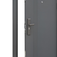 Portes de sécurité pour maisons, entrée extérieure, acier robuste, système de verrouillage multipoints moderne antivol, sécurité domestique