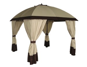 Rome Post Gazebo Carpa <span class=keywords><strong>de</strong></span> jardín <span class=keywords><strong>de</strong></span> gran tamaño con malla y cortina Tubo <span class=keywords><strong>de</strong></span> acero para exteriores Marco <span class=keywords><strong>de</strong></span> aluminio Ocasión <span class=keywords><strong>DE</strong></span> BODA Arco Pérgola - Product Image 6